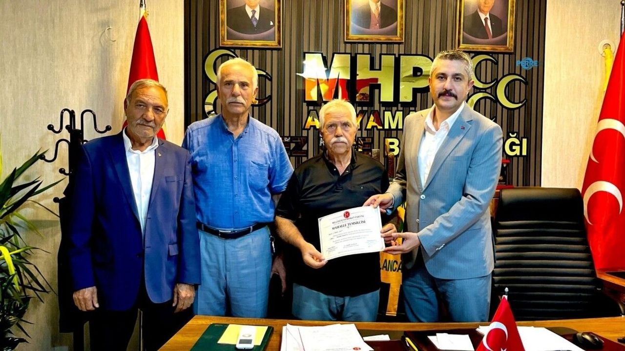 MHP Adıyaman Merkez İlçe Başkanlığı'ndan mahallelerde teşkilatlanma atağı