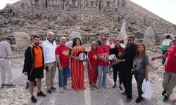 Nemrut'un zirvesinden çocuk felcine son mesajı