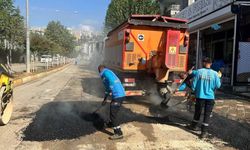 Adıyaman'da 6 mahallede yol onarımı, Hastane Caddesi'nde asfalt hazırlığı
