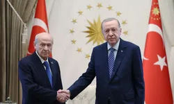 Erdoğan, Bahçeli'yi Külliye'de kabul etti