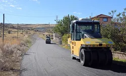 Kayseri Talas kırsalında asfalt atağı