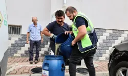 Kayseri Talas'ta atık yağlar toplanıyor