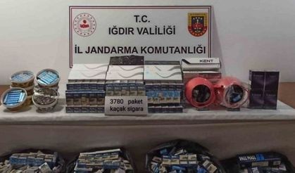 Iğdır’da sigara ve akaryakıt kaçakçılarına operasyon