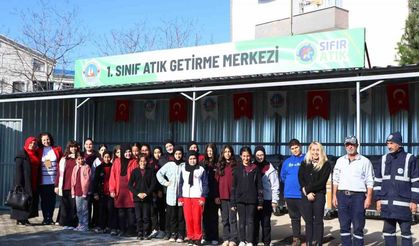 Çiftlikköy’de öğrenciler sıfır atık eğitim atölyesine katıldı