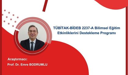 Prof. Dr. Bodrumlu’nun araştırmacı olduğu projeye destek