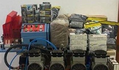 Tekirdağ’da kaçak tütün ve makaron operasyonu