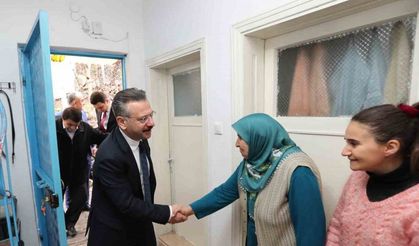 Vali Hüseyin Aksoy şehit ailesini ziyaret etti