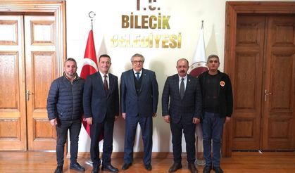 Yeni Başkan Kaya’ya hayırlı olsun ziyareti