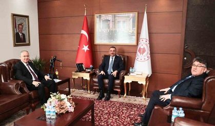 ZBEÜ Rektörü Özölçer ve KOÜ Rektörü Cantürk’ten Vali Hacıbektaşoğlu’na ziyaret