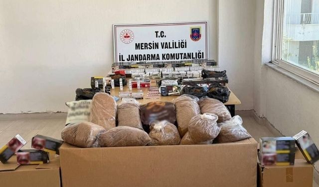 Silifke'de Makaron Operasyonunda Büyük Ele Geçirme
