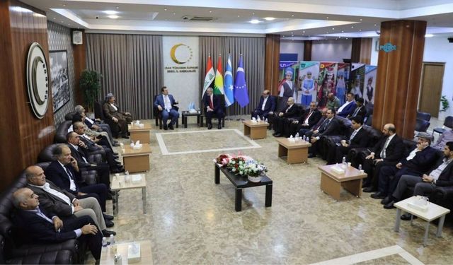 Erbil Başkonsolosu Erman Topçu'dan Türkmen Millî Bayramı ziyareti