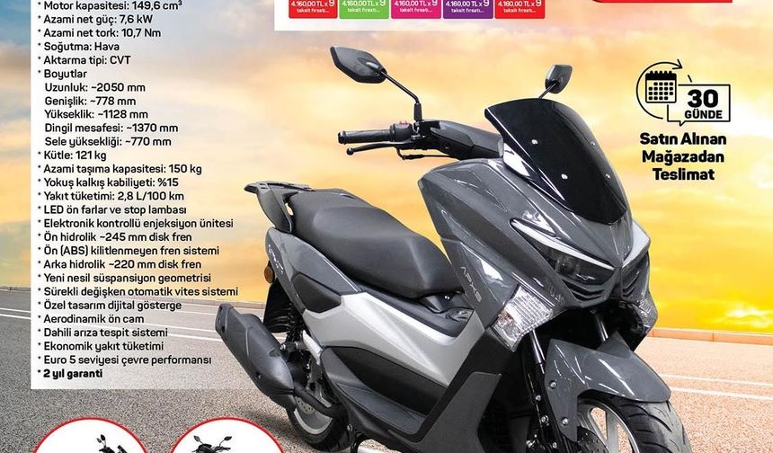 A101 APEC 150 cc motor fiyatları!