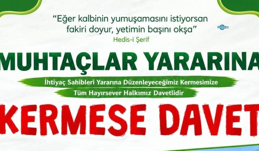 Umut Kervanı'ndan ihtiyaç sahipleri için üç günlük kermes çağrısı