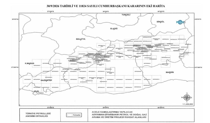 Adıyaman-Diyarbakır petrol ve doğal gaz projesi için acele kamulaştırma kararı