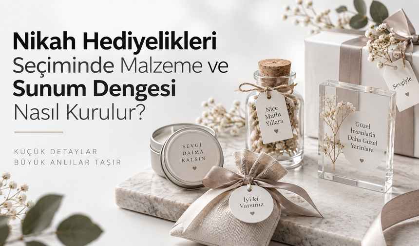 Nikah Hediyelikleri Seçiminde Malzeme ve Sunum Dengesi Nasıl Kurulur?