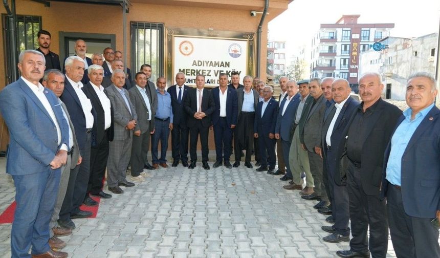 İl Milli Eğitim Müdürü Tosun'dan muhtarlara ziyaret