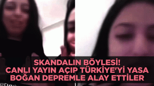 Skandalın böylesi! Canlı yayın açıp Türkiye'yi yasa boğan depremle alay ettiler