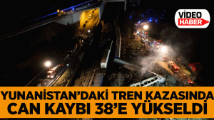 Yunanistan’daki tren kazasında can kaybı 38’e yükseldi