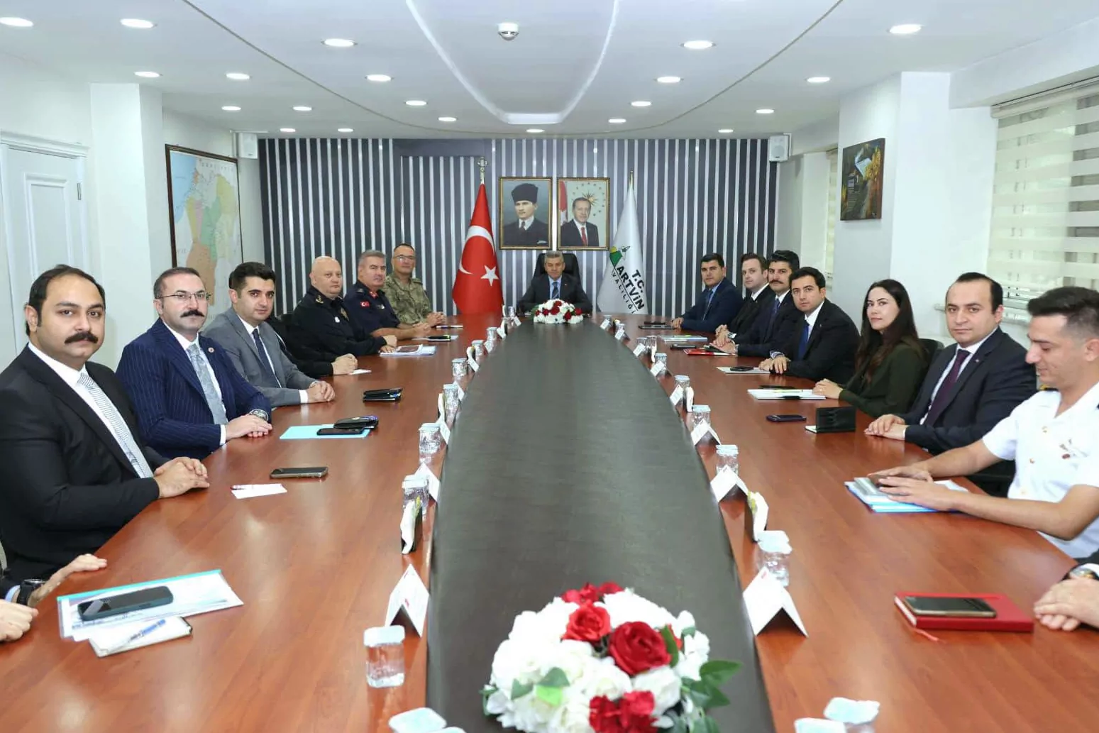 Artvin'de 'İl Güvenlik ve Asayiş Koordinasyon Kurulu Toplantısı yapıldı