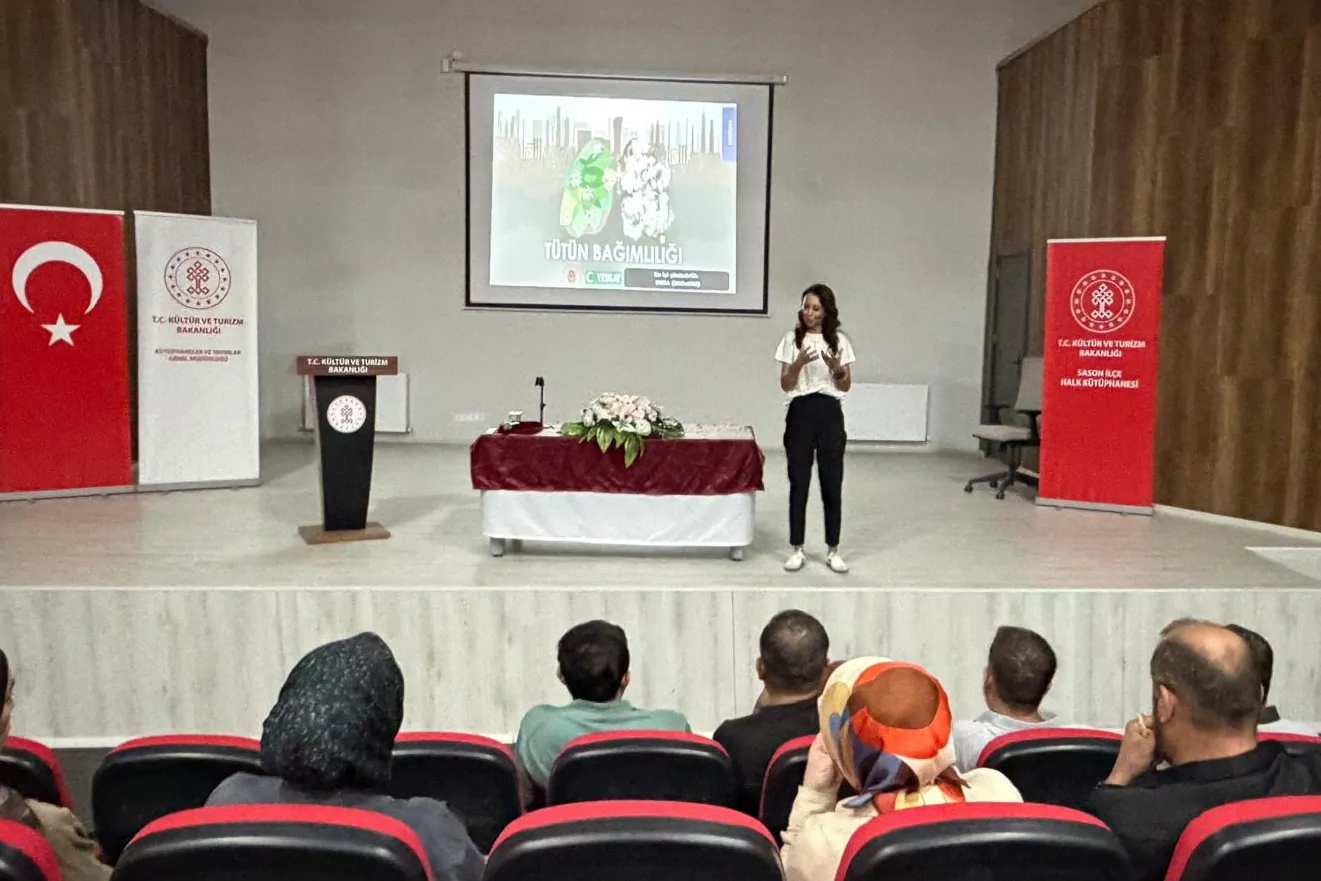 Batman Sason'da Gençlik ve Spor personeline bağımlılıkla mücadele eğitimi